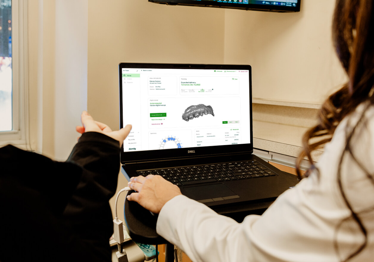 Scan bit via dentition